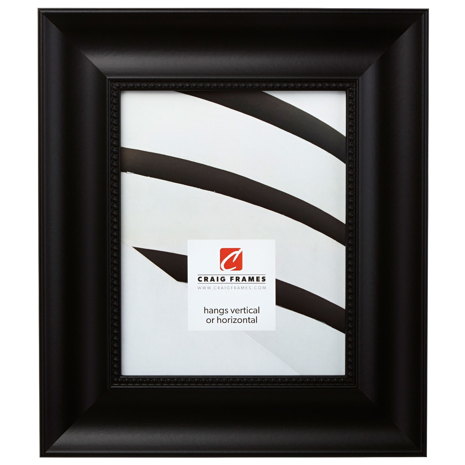 Craig Frames Impression Ornate, 2.75" Traditional Black Picture Frame gallery