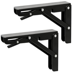 Folding Shelf Bracket 14″ Stainless Steel Collapsible Bracket Load 330lbs, 2pack