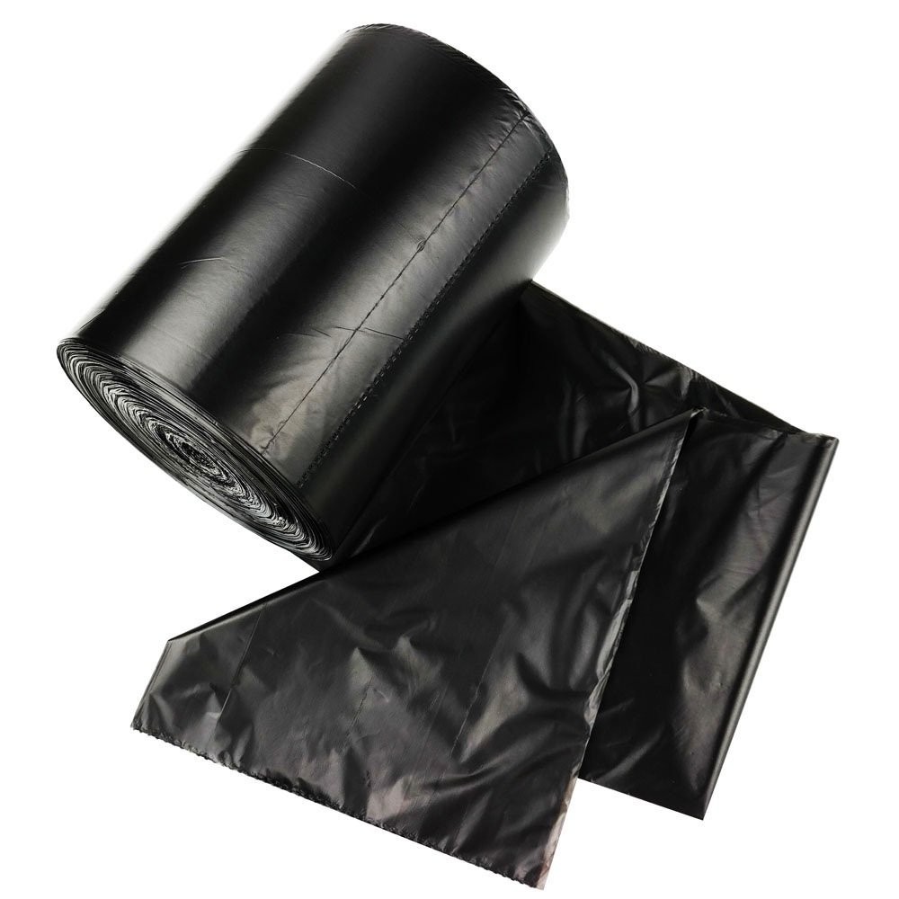 130 Counts 4 Gallon Trash Can Liners, Black gallery