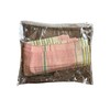 Vintage 80s Bay Linens Table Square 36" Pink/Green Plaid Striped Pattern gallery