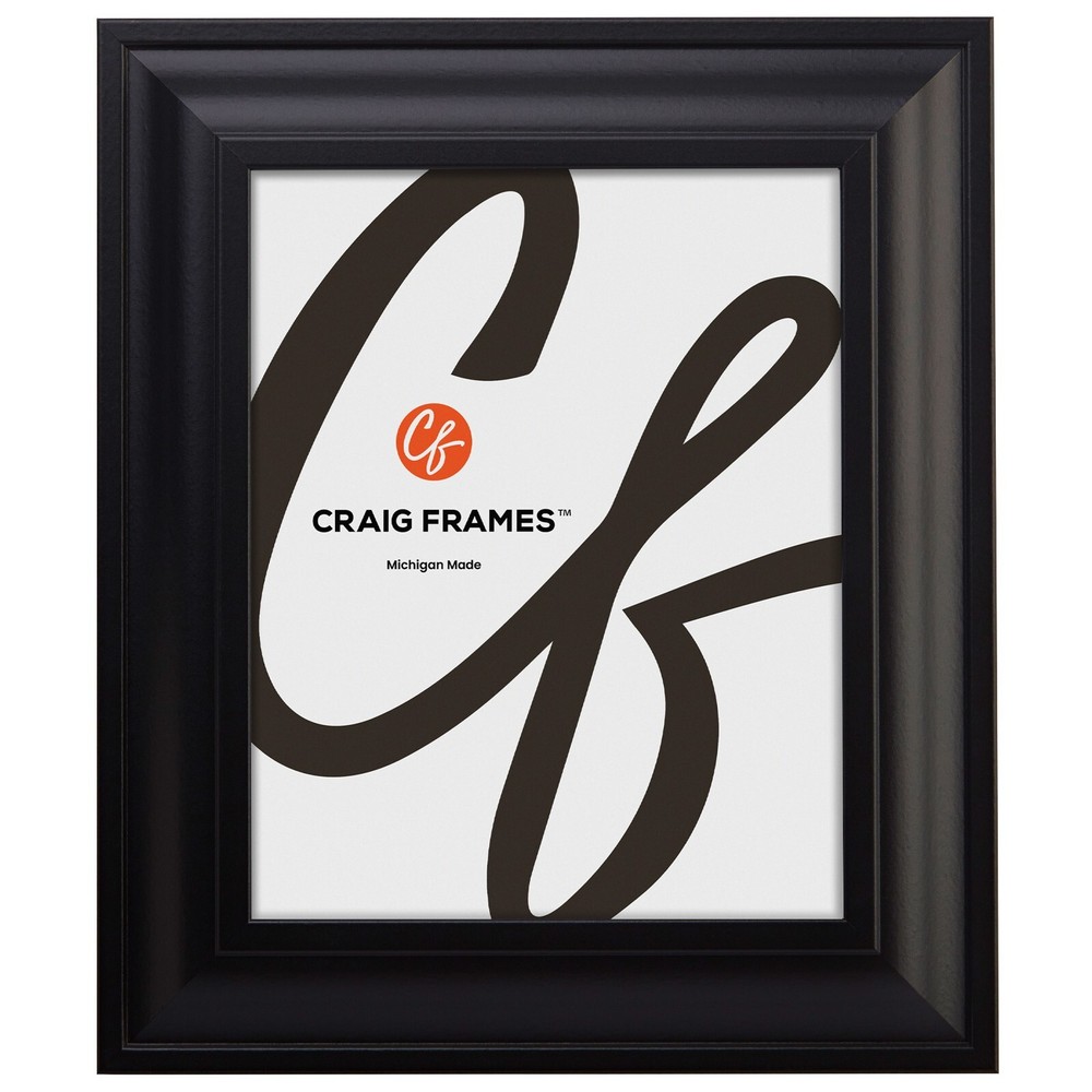 Contemporary Upscale, 2" Large Black Picture Frames, Oversize 25x25 - 30x40