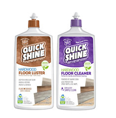 Quick Shine 2 Pack Smart Combo- Includes 1 Hardwood Floor Cleaner 27 FL oz