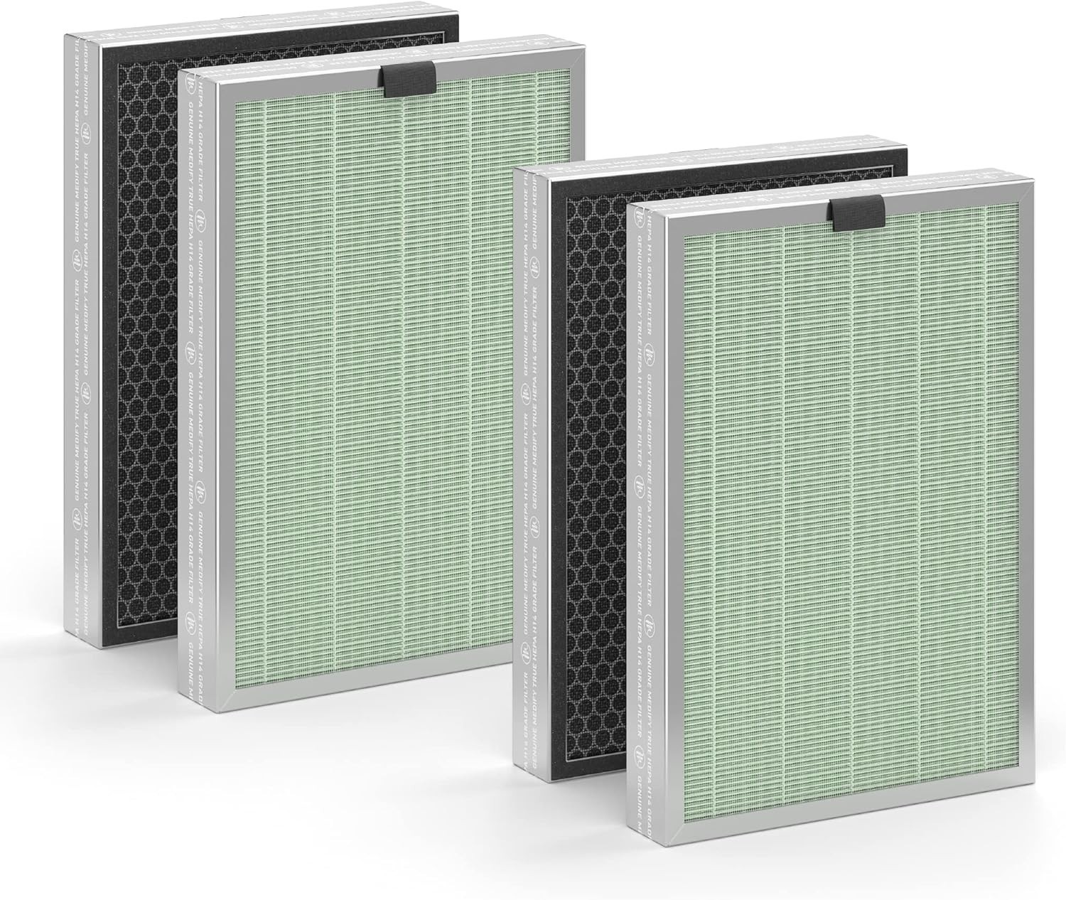 MA-125 Genuine Replacement Filter H14 HEPA Carbon Smoke, Odor, Dust | 2-Pack gallery