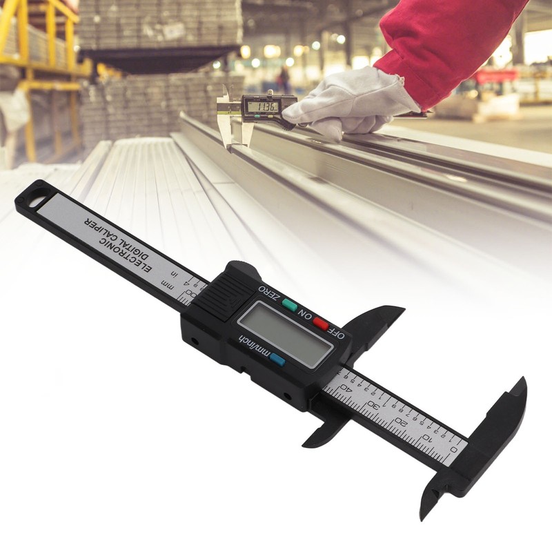 Digital Caliper Mini LED 0‑100mm Plastic Portable Easy Convenient Caliper gallery