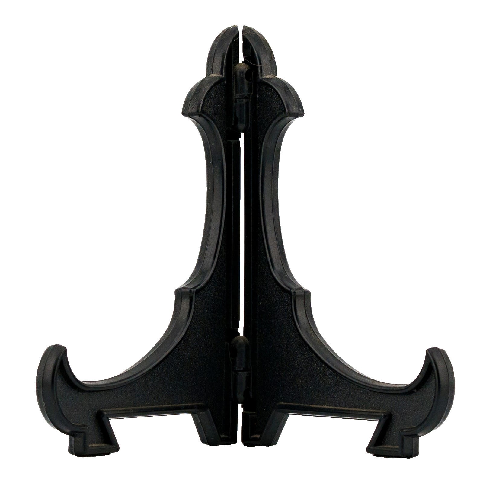 Good Quality Black Plastic Plate Display Stand 4" - 5" Plates gallery
