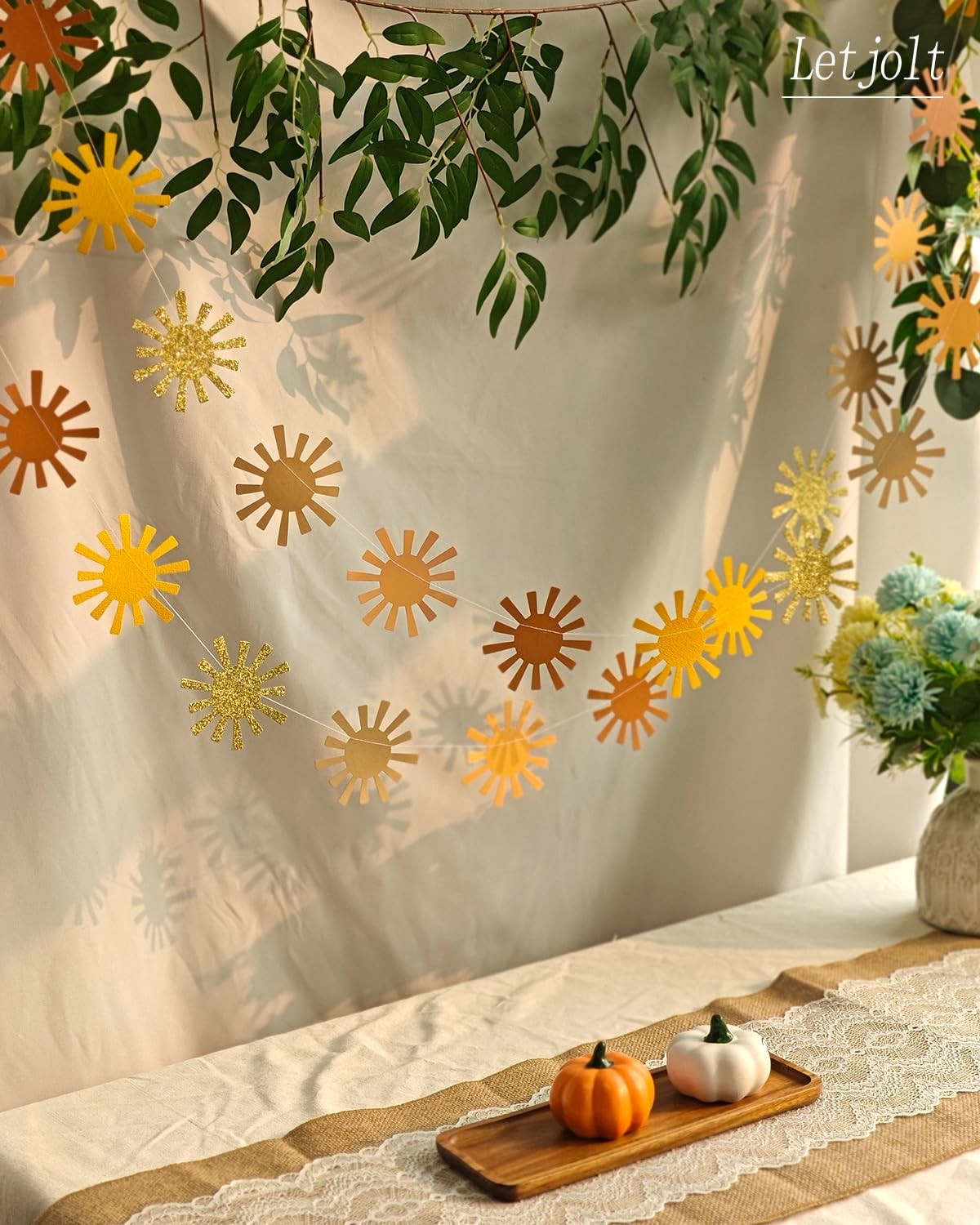 Sunshine Decor Garland, 1st Birthday Party Supplies, Hanging Banner gallery