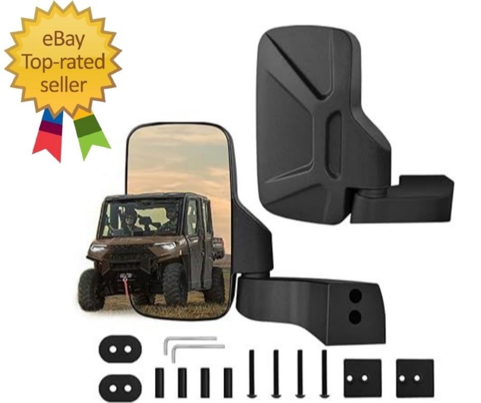 Polaris Ranger Mirrors Door Mounted, Ranger Northstar Side View Mirrors Compatib gallery