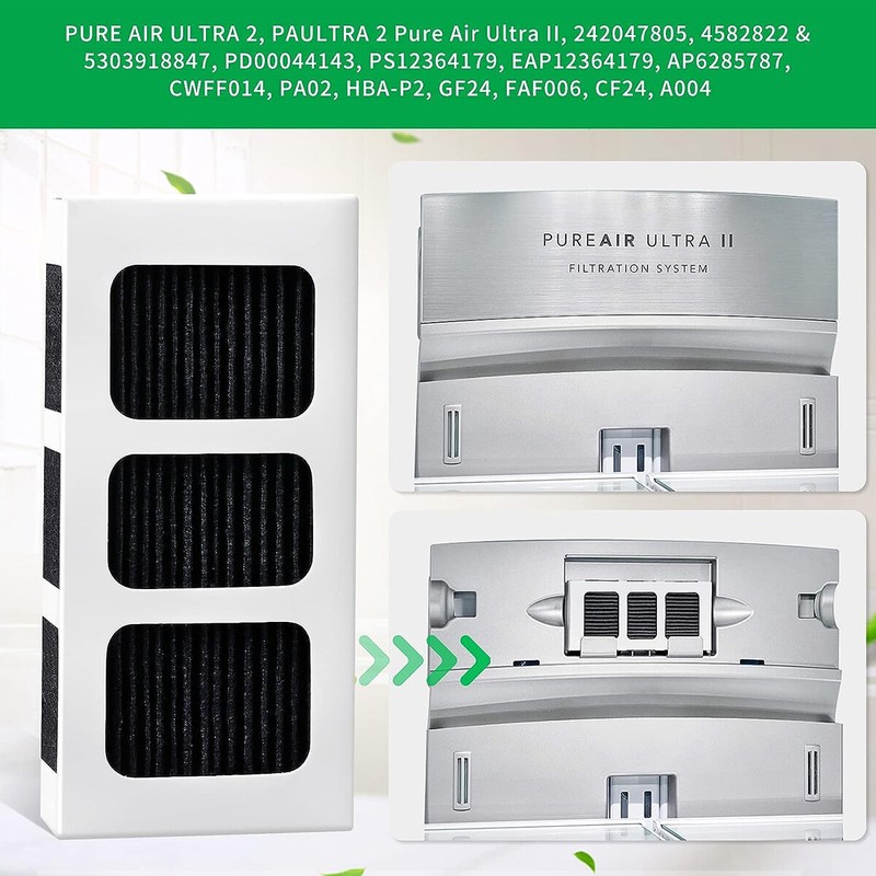 6 PACK For Frigidaire PAULTRA2 Refrigerator Air Filter PureAir Ultra II US gallery