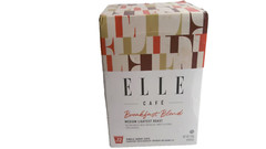 ELLE CAFÉ Breakfast Blend MEDIUM LIGHTEST ROAST K-Pods-12 Ct