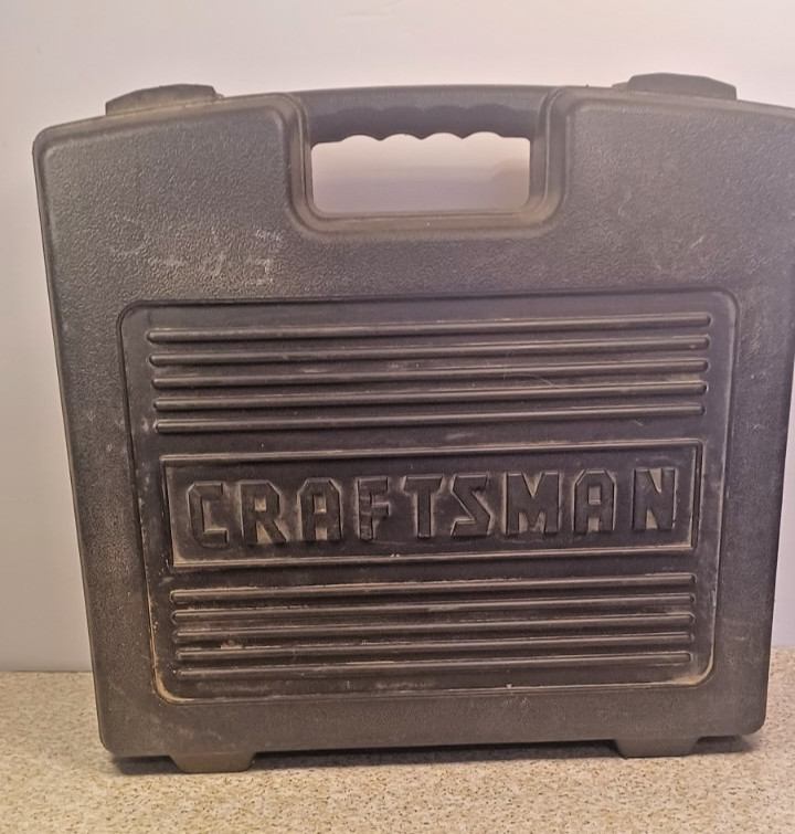 Craftsman 3/8 Variable Speed Cordless Drill/Driver Case More PARTS or REPAIR gallery