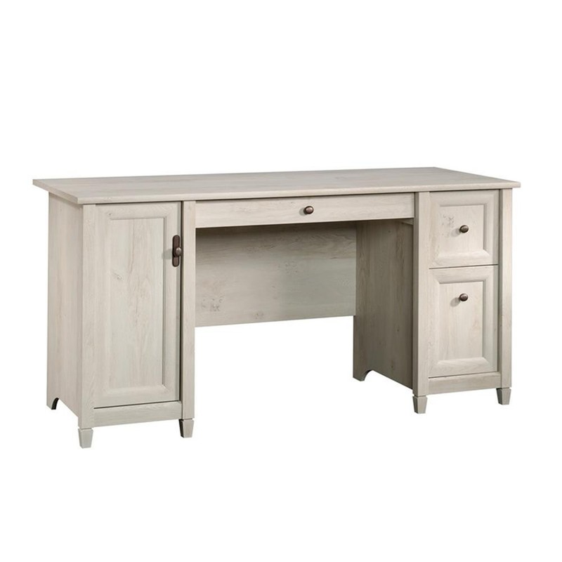 Sauder Edge Water Engineered Wood Computer Desk in Chalked Chestnut gallery