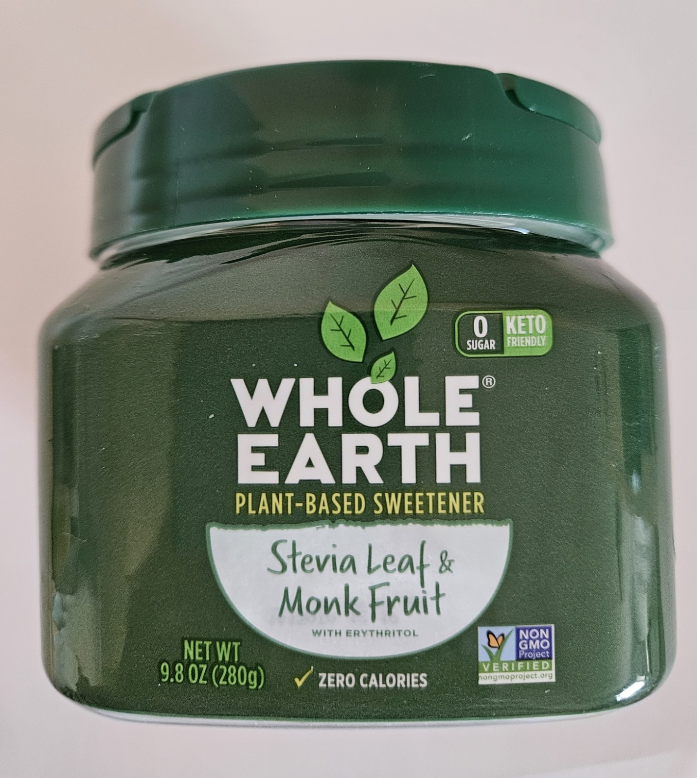 WHOLE EARTH Stevia & Monk Fruit Plant-Based Sweetener 9.8 Oz Jar Best By 05/2028 gallery