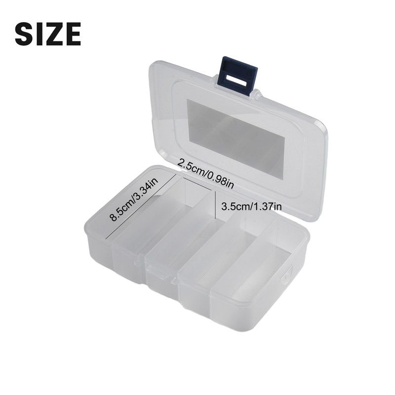 Tool Screws Box Box Plastic Small Part Container Tool Screws Translucent gallery