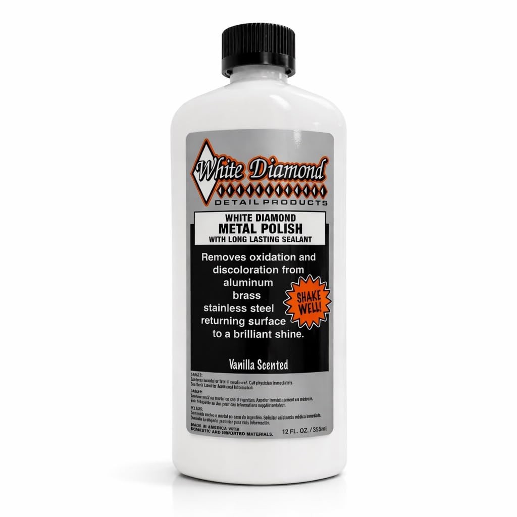 Metal Polish with Sealant Clean, Polish & Protect Aluminum, Brass, Chrome 12 gallery
