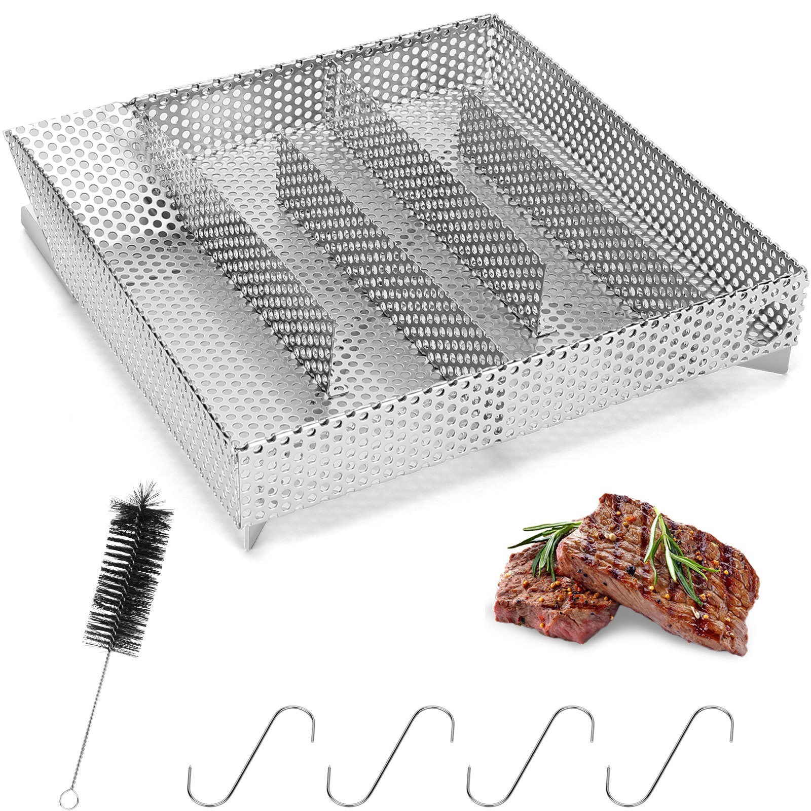 WADEO Pellet Smoker, Cold Smoke Generator for BBQ Grill Hot or Cold Smoking gallery