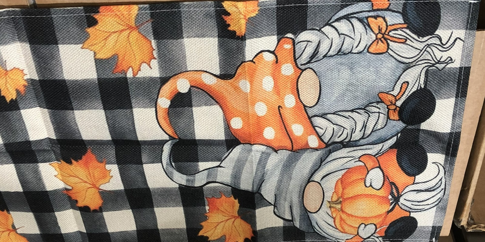 70in 100% Polyester Fall Gnome with Pumpkin Table Runner BB01B18019 gallery