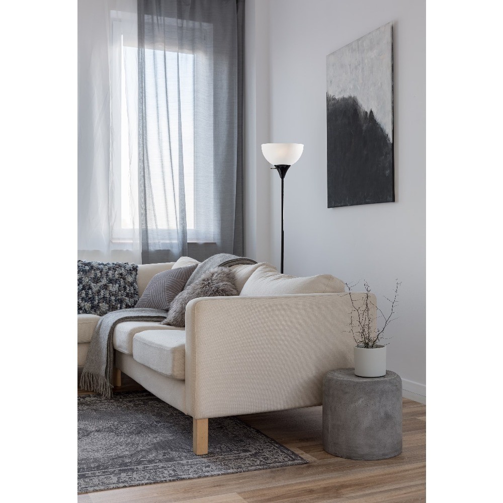 71" Black Floor Lamp, Modern Design gallery