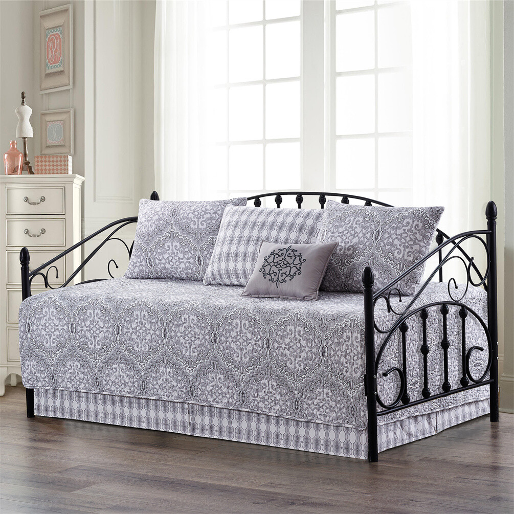 Boho Daybed Cover Set 6pc – Reversible Microfiber Bedding Lightweight All Season gallery