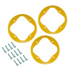 3PK Spindle Reinforcement Ring with Hardware for Cub Cadet 918-04126A 54 in.