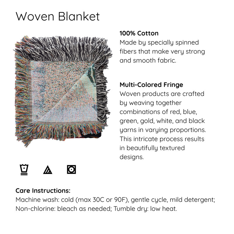 Abstract Geometric Pattern Woven Blanket | Boho Tribal Throw gallery