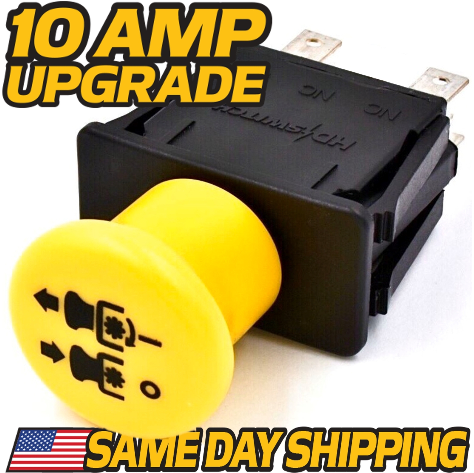 AM118802 Clutch PTO Switch UPGRADE Replacement for John Deere w/ 10 AMP UPGRADE gallery