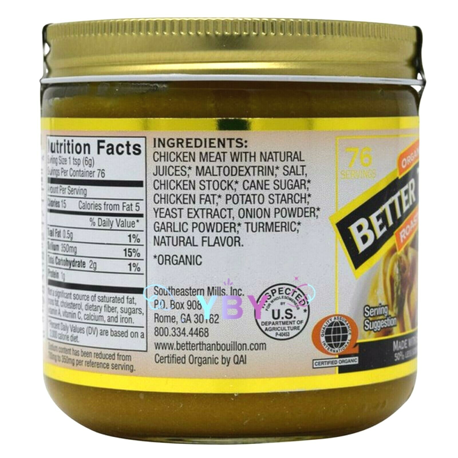 3 Packs Better Than Bouillon Organic Roasted Chicken Base Bouillon 21 oz Each gallery