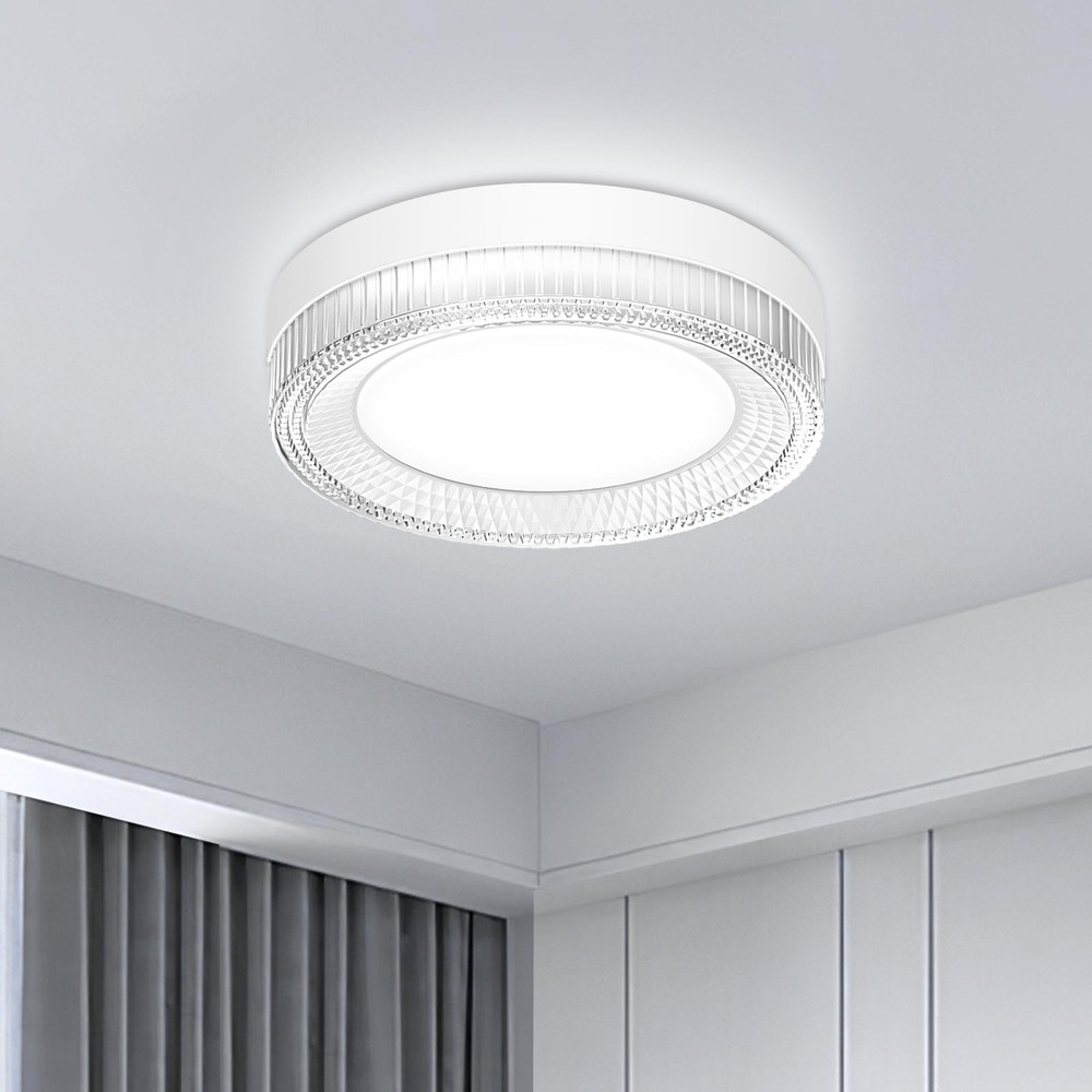 Flush Mount LED Ceiling Light 24W/36W/48W Bedroom Lights IP44 Waterproof 6500K