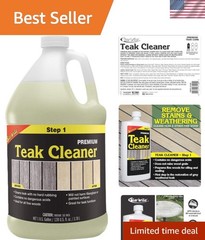 Teak Cleaner – Restore, Renew & Refresh Old Weathered Gray Teak Furniture & O…