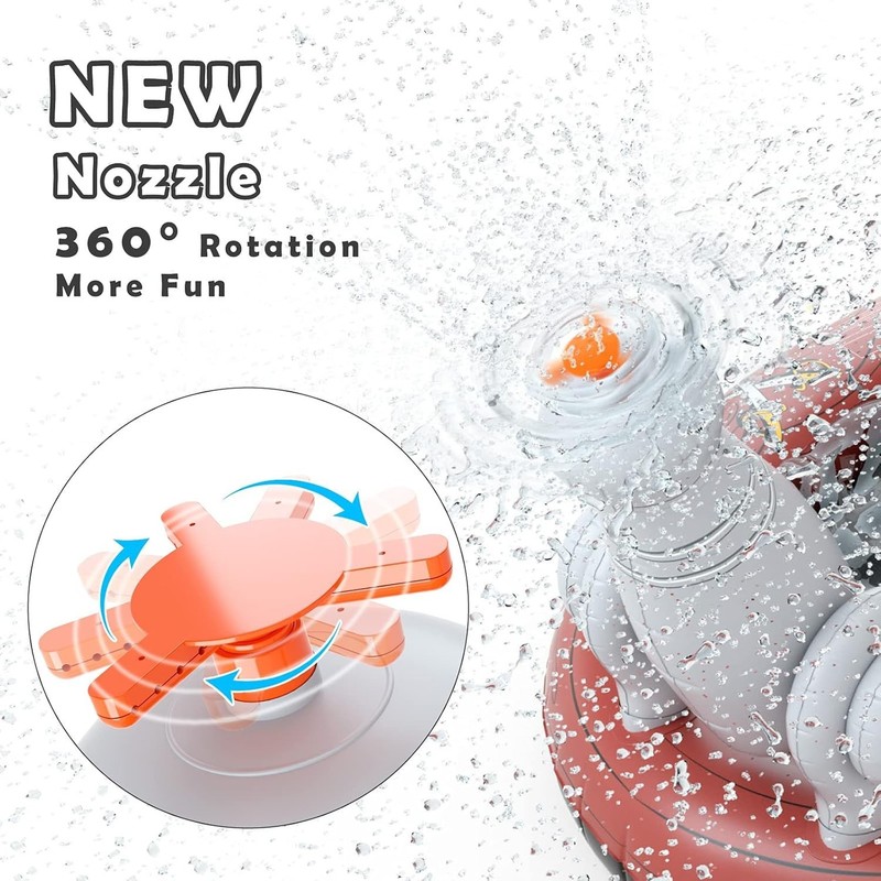 Inflatable Kiddie Pool Sprinkler - Splash Pad for Kids Toddler Pool Outside C... gallery