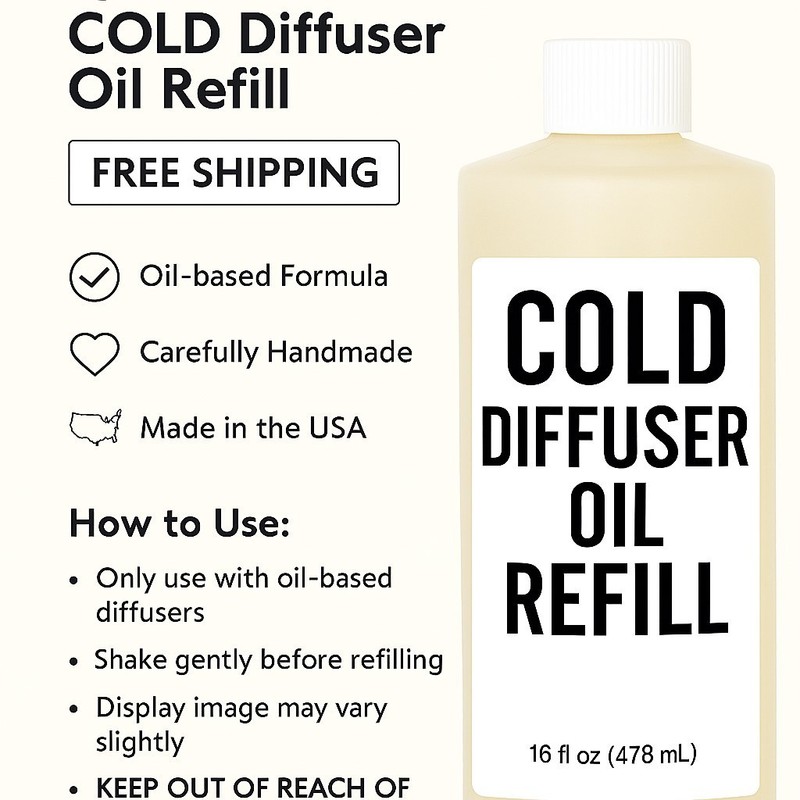Premium COLD Diffuser Oil Refill – FREE SHIPPING gallery