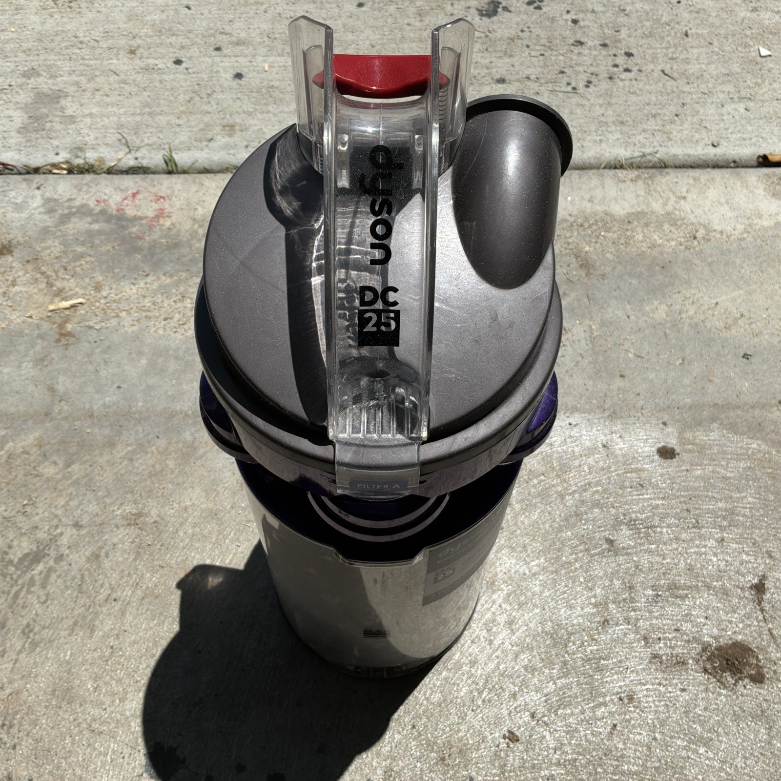 Dyson DC25 Animal Dust Bin Cyclone Vacuum Cleaner Canister Purple Original Parts gallery