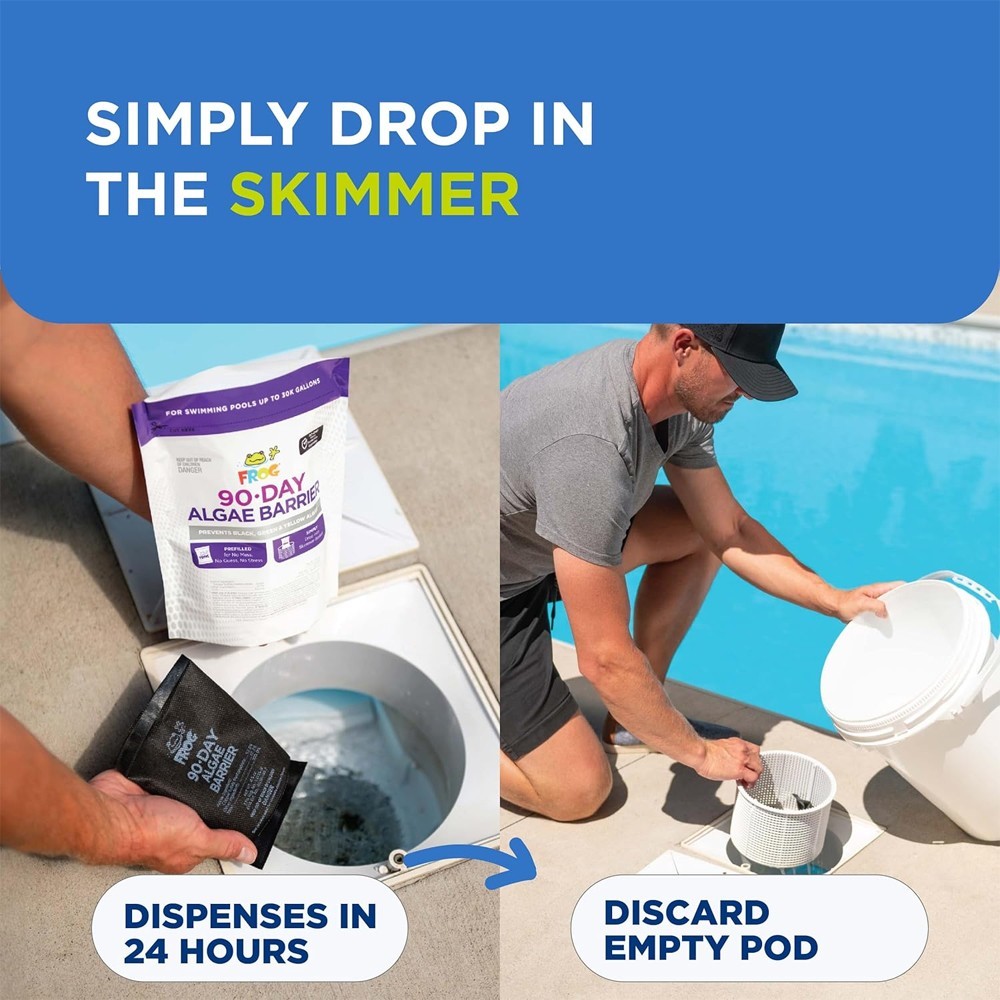 FROG® 90-Day Algae Barrier™ Swimming Pool Chemical Prevents Algaecide gallery