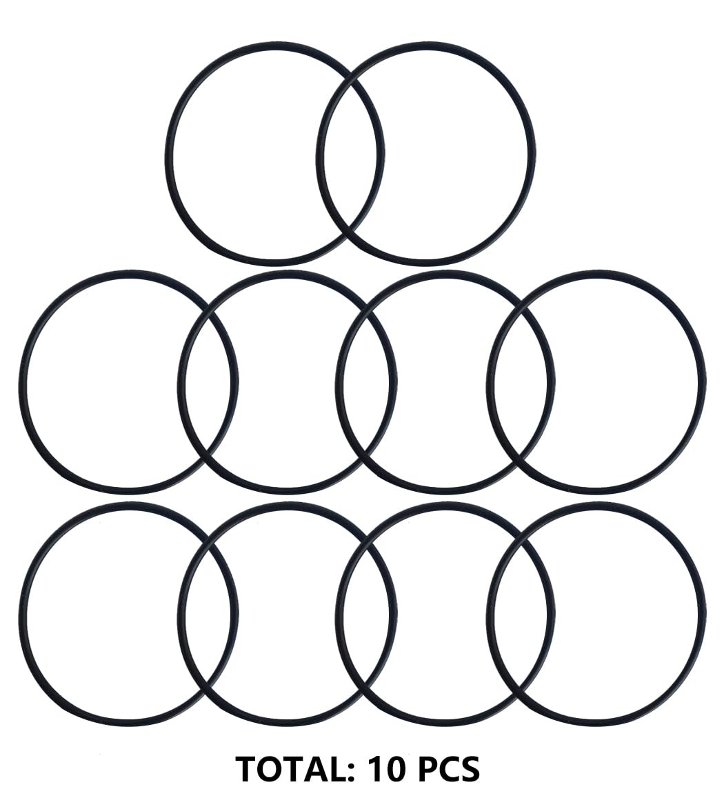 10 Pcs 3.5" O.D. Replacement O-Rings for Reverse Osmosis Water Filter Housing gallery