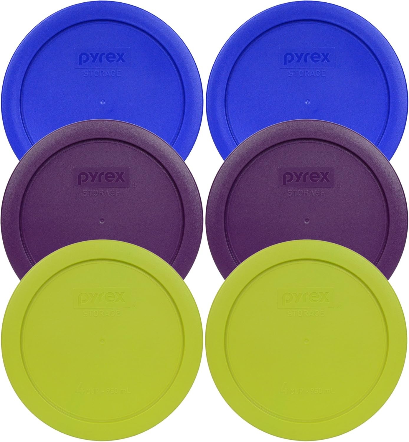 Food Storage Lids 6 Pack Plastic Replacement Lids for 4-Cup Containers gallery