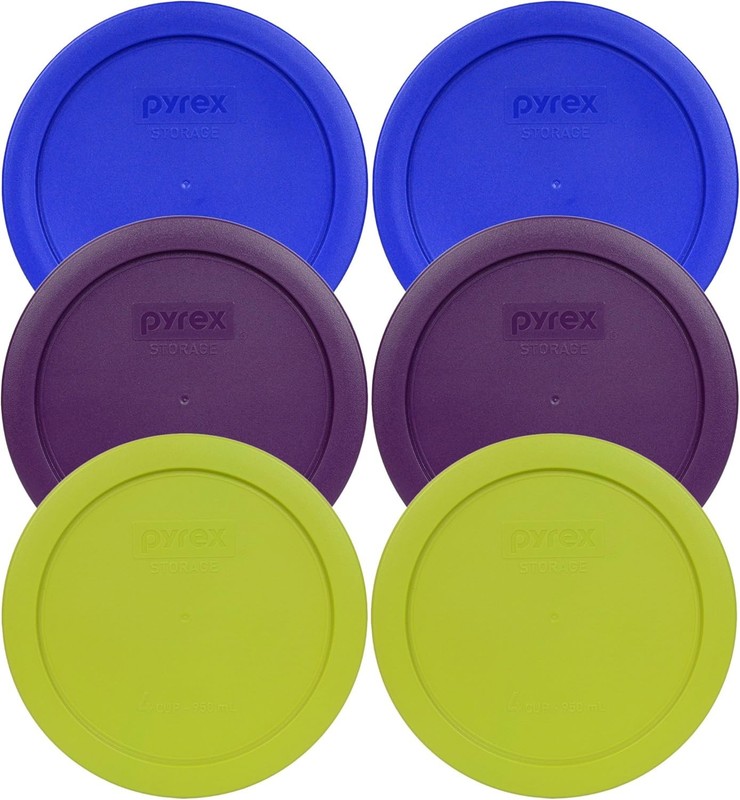 Food Storage Lids 6 Pack Plastic Replacement Lids for 4-Cup Containers gallery