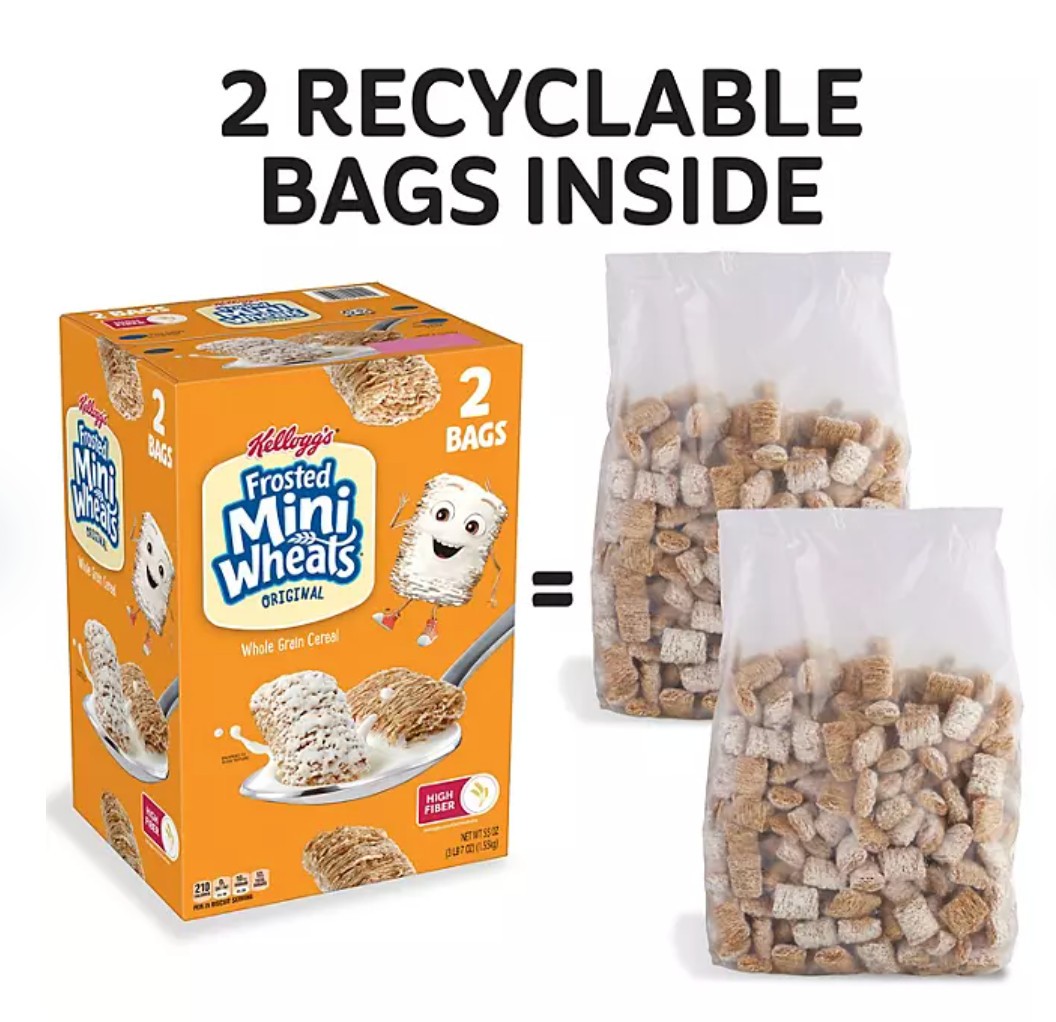 Frosted Mini Wheats (55 oz., 2 pk.) gallery