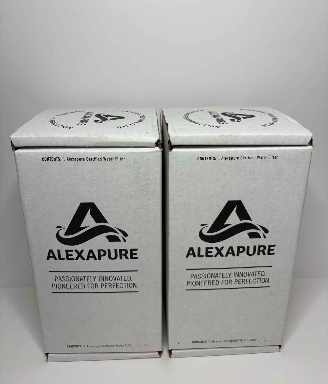 (2) Genuine Alexapure PRO Replacement Water Filter Filter Pack Black gallery