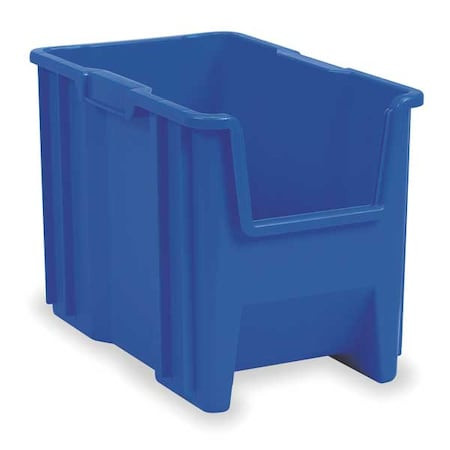 Akro-Mils 13014Blue Hang & Stack Storage Bin, Plastic, Blue, 12 1/2 In H, 10