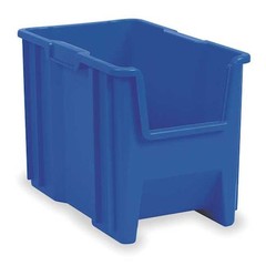 Akro-Mils 13014Blue Hang & Stack Storage Bin, Plastic, Blue, 12 1/2 In H, 10