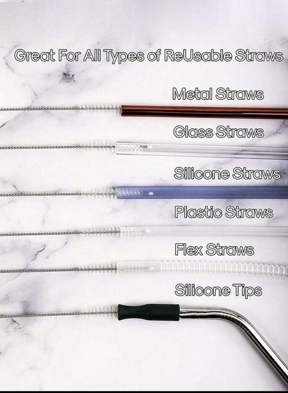10PCS Extra Long Straw Cleaner Brush Set for Bottles & Tight Spaces gallery