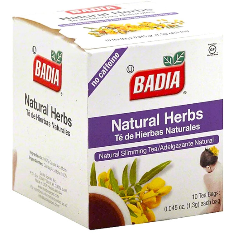 Badia Natural Herbs Tea, 10 Tea Bags – Herbal Blend for Brewing Hot or Iced Tea gallery