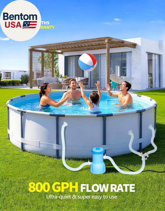 Standard Series above Ground Pool Filter Pump - 800 GPH Flow Rate | Rapid Circul gallery