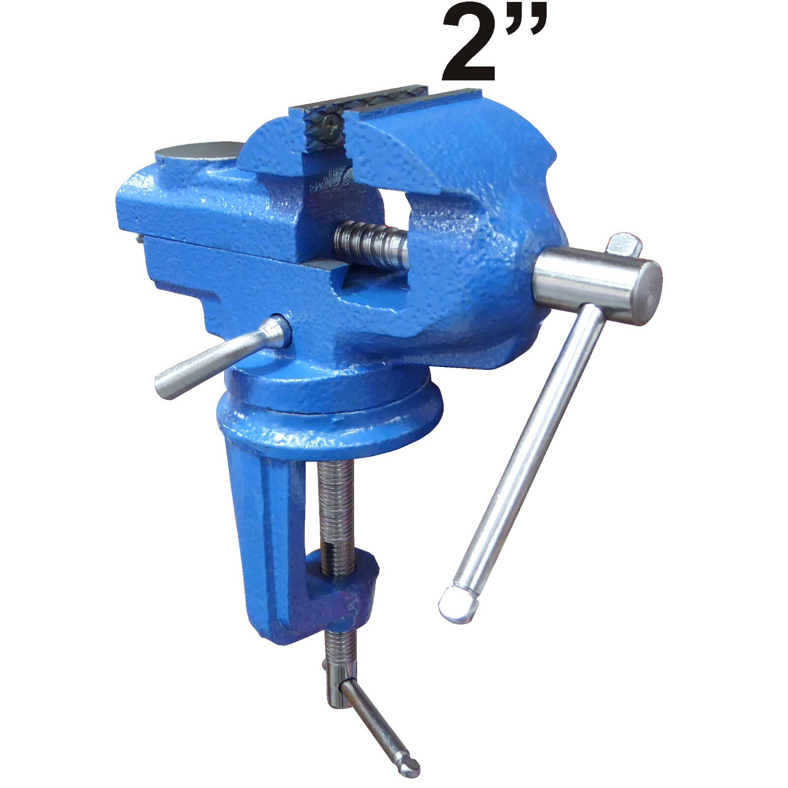 Swivel Bench Vise Clamp With Anvil Hobby Tool Table type 360 Degree gallery
