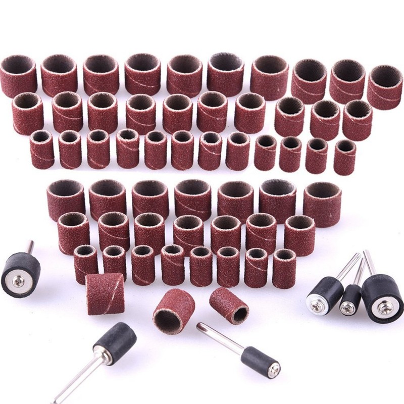 Sanding Drum Kit 384Pcs Sanding Sleeves with Mandrels for Dremel Rotary Tool gallery