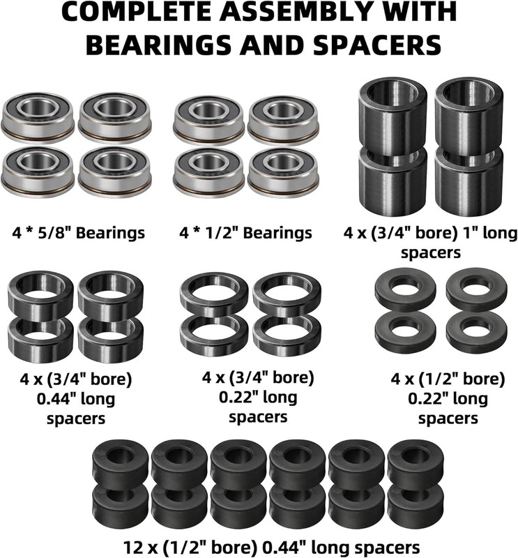 13x5.00-6 Solid Tire & Wheel Assembly – Puncture-Proof for Lawn Equipment gallery