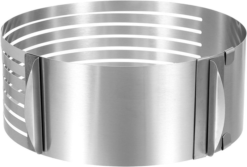 Cake Leveler Slicer Adjustable Round Cake Cutter Ring 7 Layered 6" - 8" Inch gallery