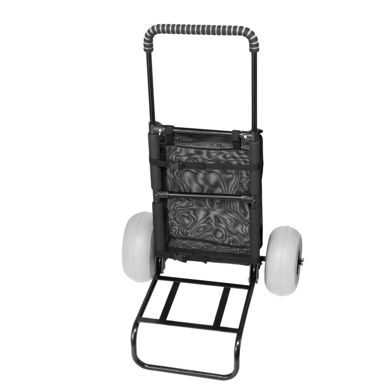 Heavy-Load Beach Dolly with 9" Balloon Wheels, Rust-Resistant, 165lb gallery