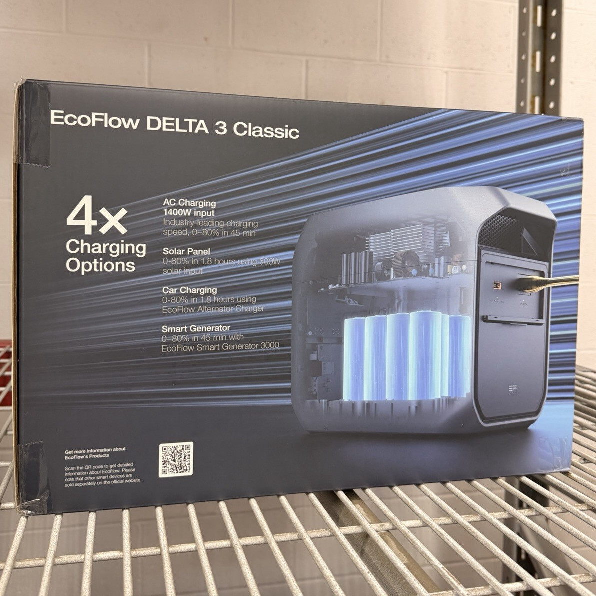 EcoFlow DELTA 3 Classic Portable Power Station 1400W 120V AC/DC Inverter gallery