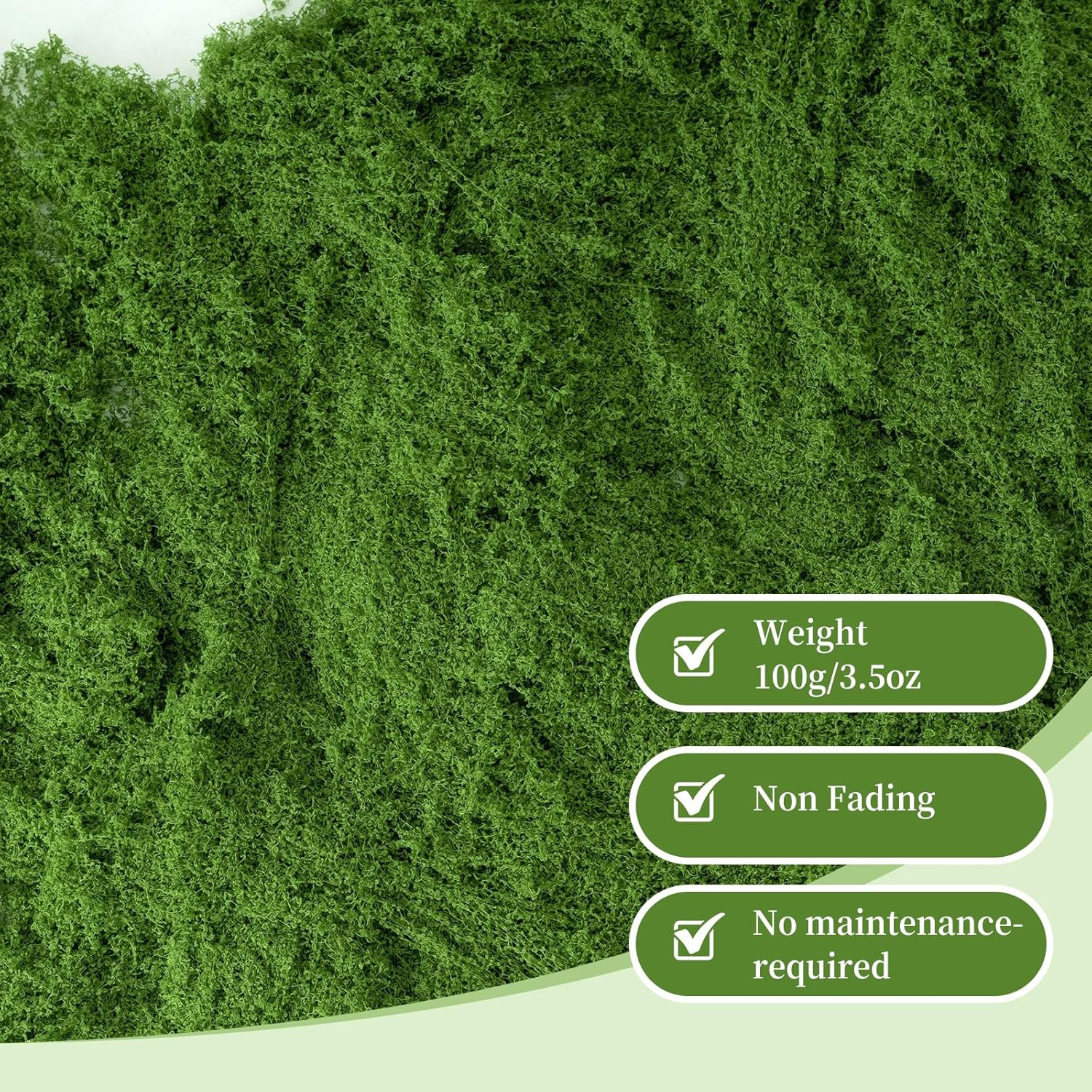 Fake Green Moss for Potted ,Artificial Moss for Crafts Indoor,DIY Table Decorati gallery