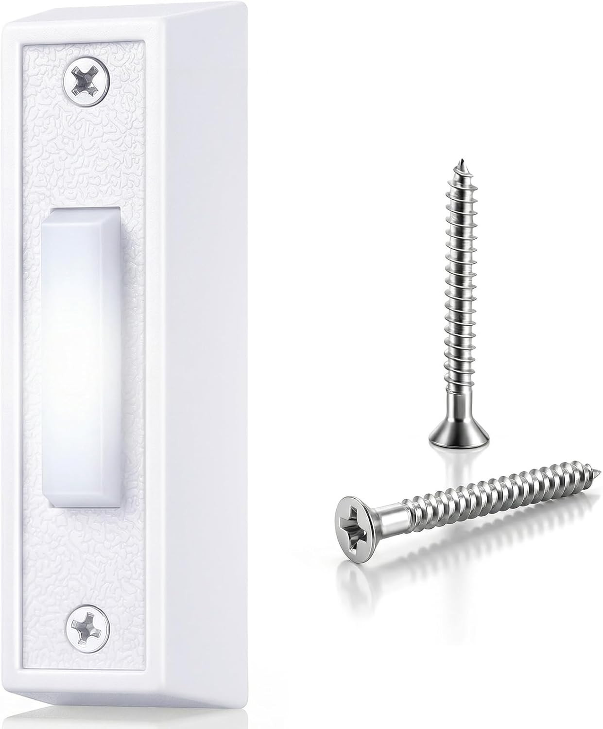 Lighted Doorbell Button, Wall Mounted Doorbell Switch with LED Light, Garage Doo gallery